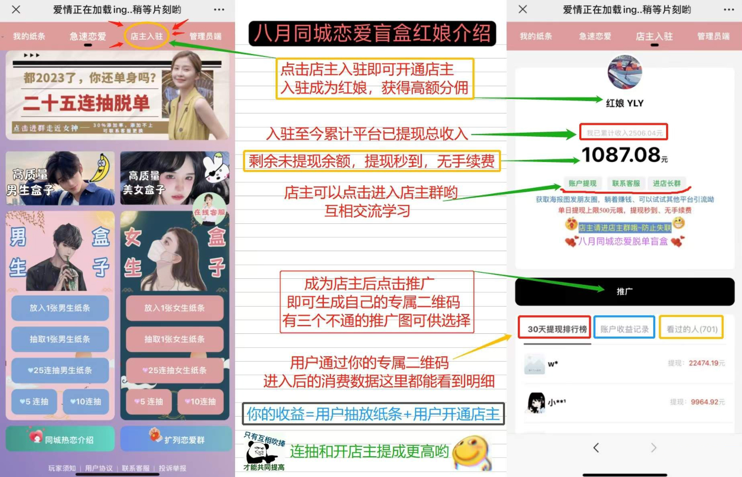 全新交友盲盒源码+付费进群系统图1