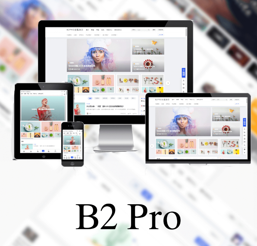 Wordpress主题源码 7B2 PRO主题图