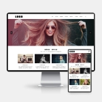 H5时尚服装类网站模板_自适应服装服饰网站源码