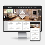 响应式SEO优化装修设计公司网站模板 PbootCMS装饰工程SEO网站源码