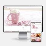 PbootCMS甜品美食网站模板 响应式蛋糕甜点网站源码