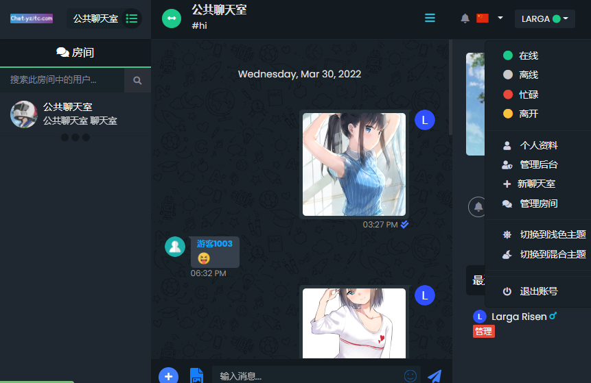 ChatNet聊天室源码-ChatNet汉化版源码图1