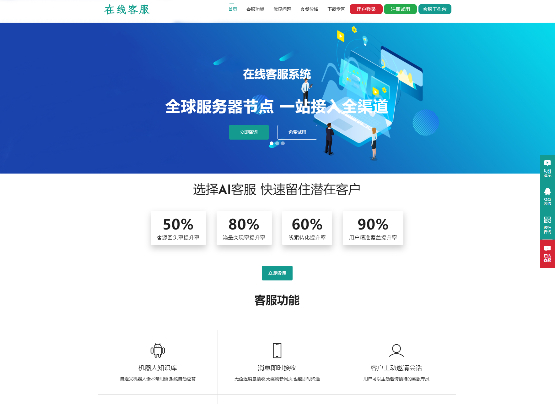 运营级在线客服系统源码图1