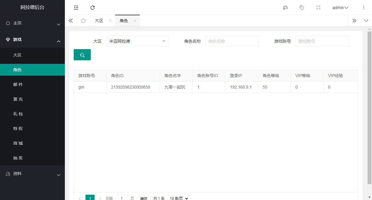 阿拉德之怒全解密运营后台系统-阿拉德全功能运营后台源码图1