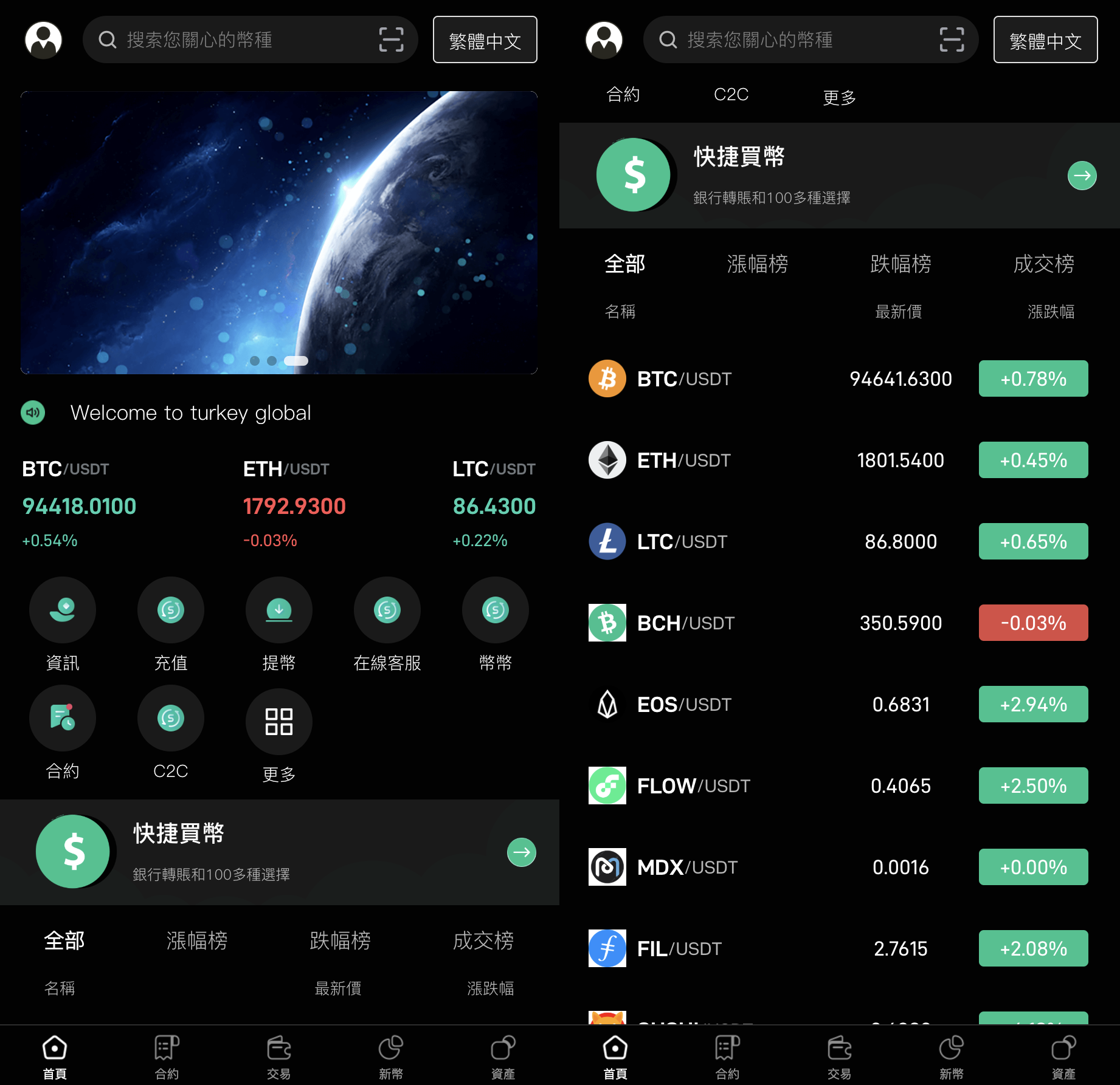 新版多语言交易所系统源码-九国语言交易所系统源码图1