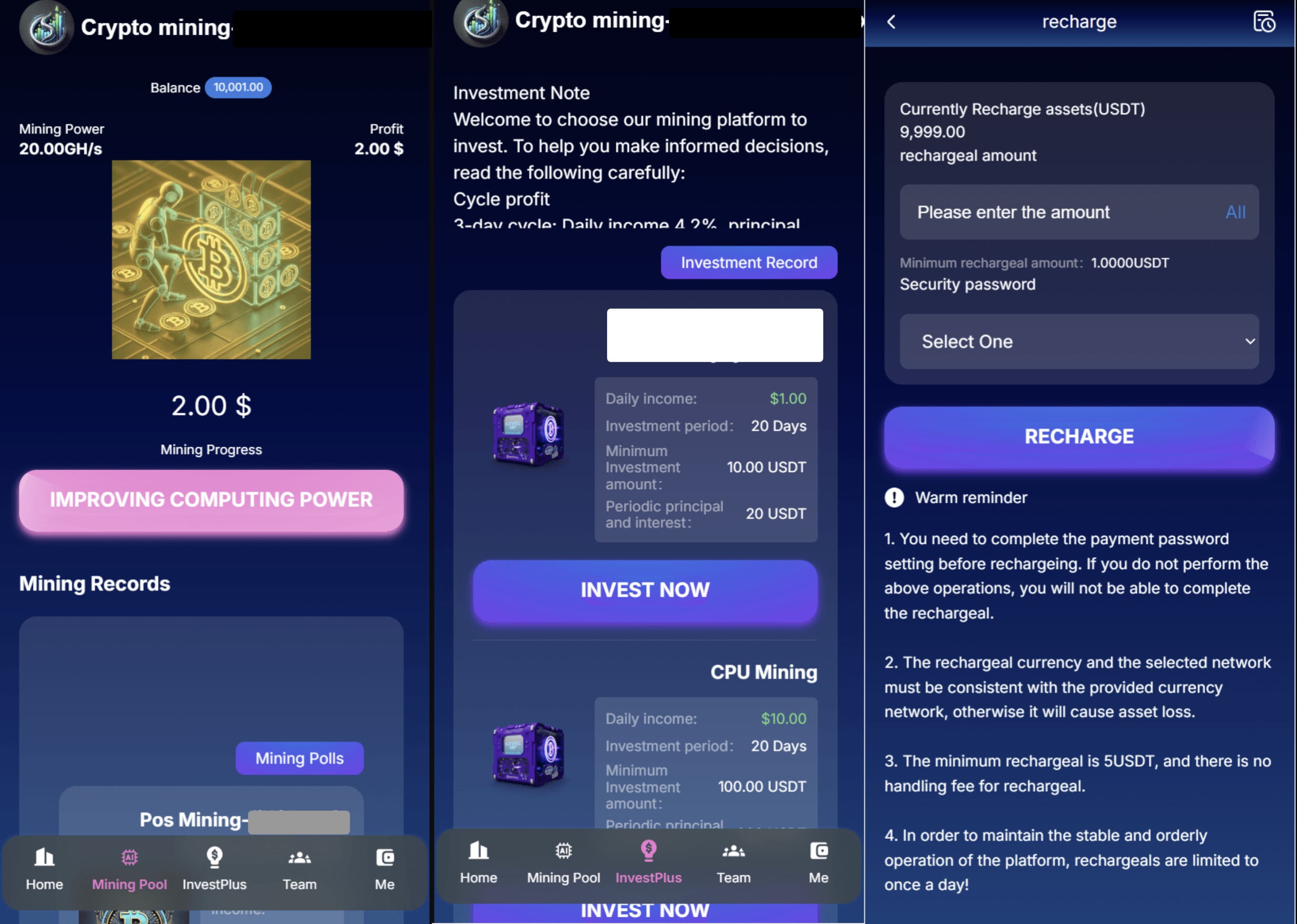 英文理财投资挖矿源码-投资理财系统源码图1