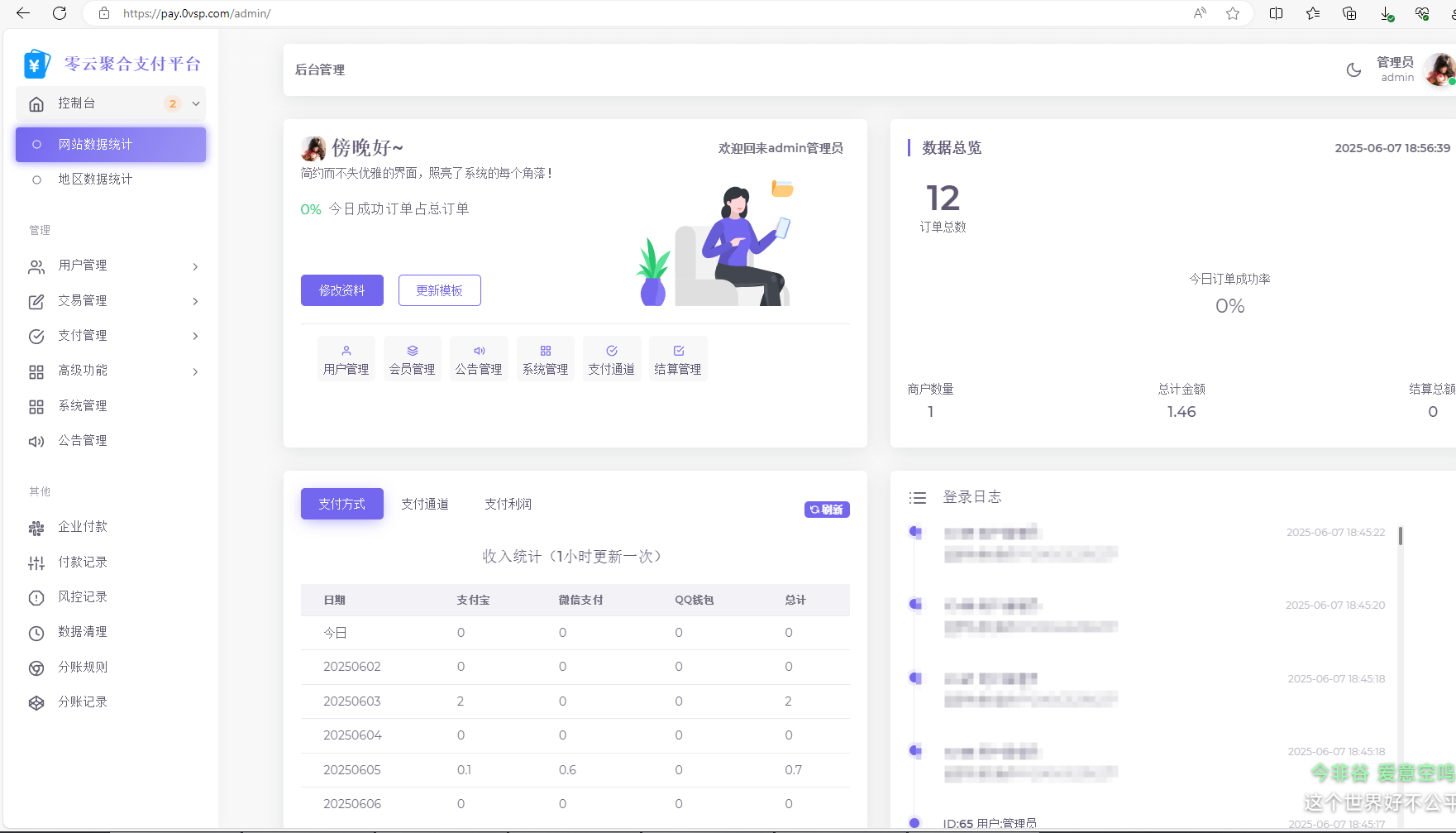 全开源易支付系统源码-最新易支付模板源码图2