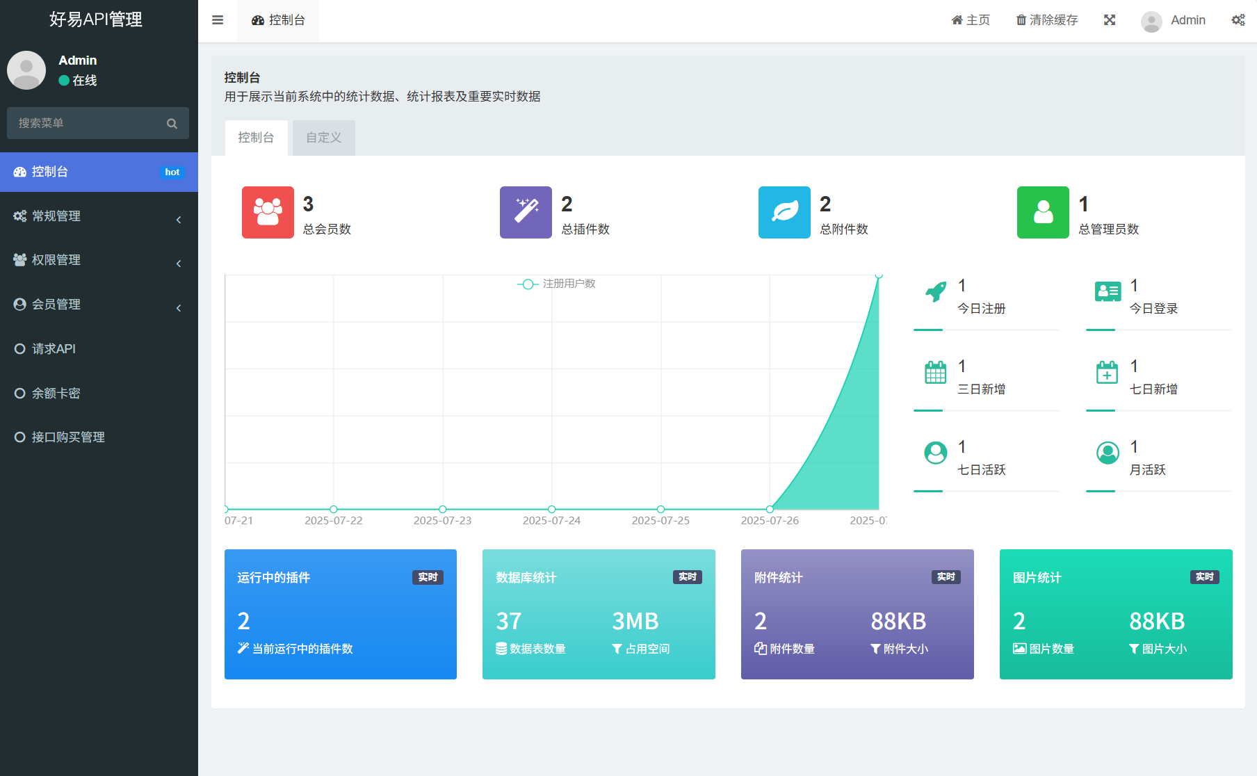 追梦API管理系统源码-API计费管理系统源码图3