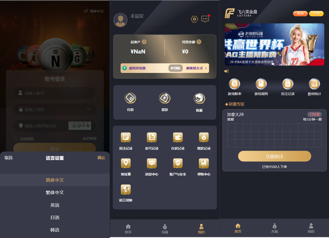 多语言飞六美金盘源码-加拿大28源码图1