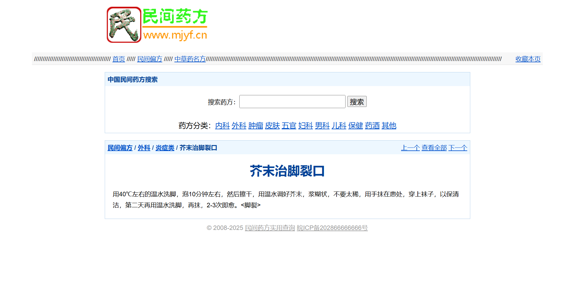 民间药方偏方网整站源码图2