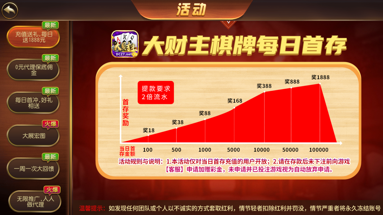 大财主创游万利棋牌源码图6