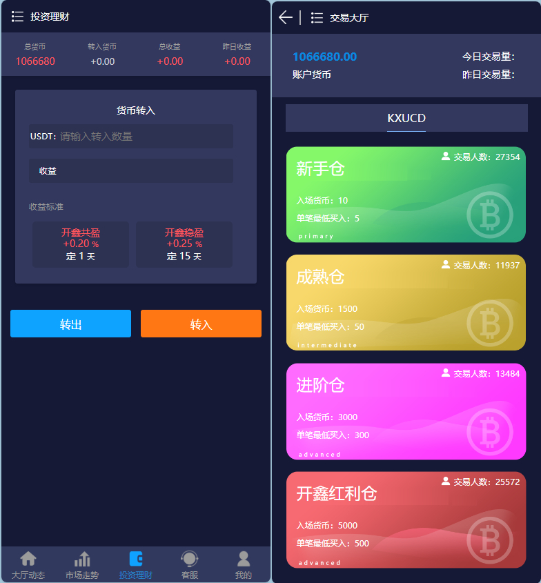 二开仿28投资理财系统源码图2
