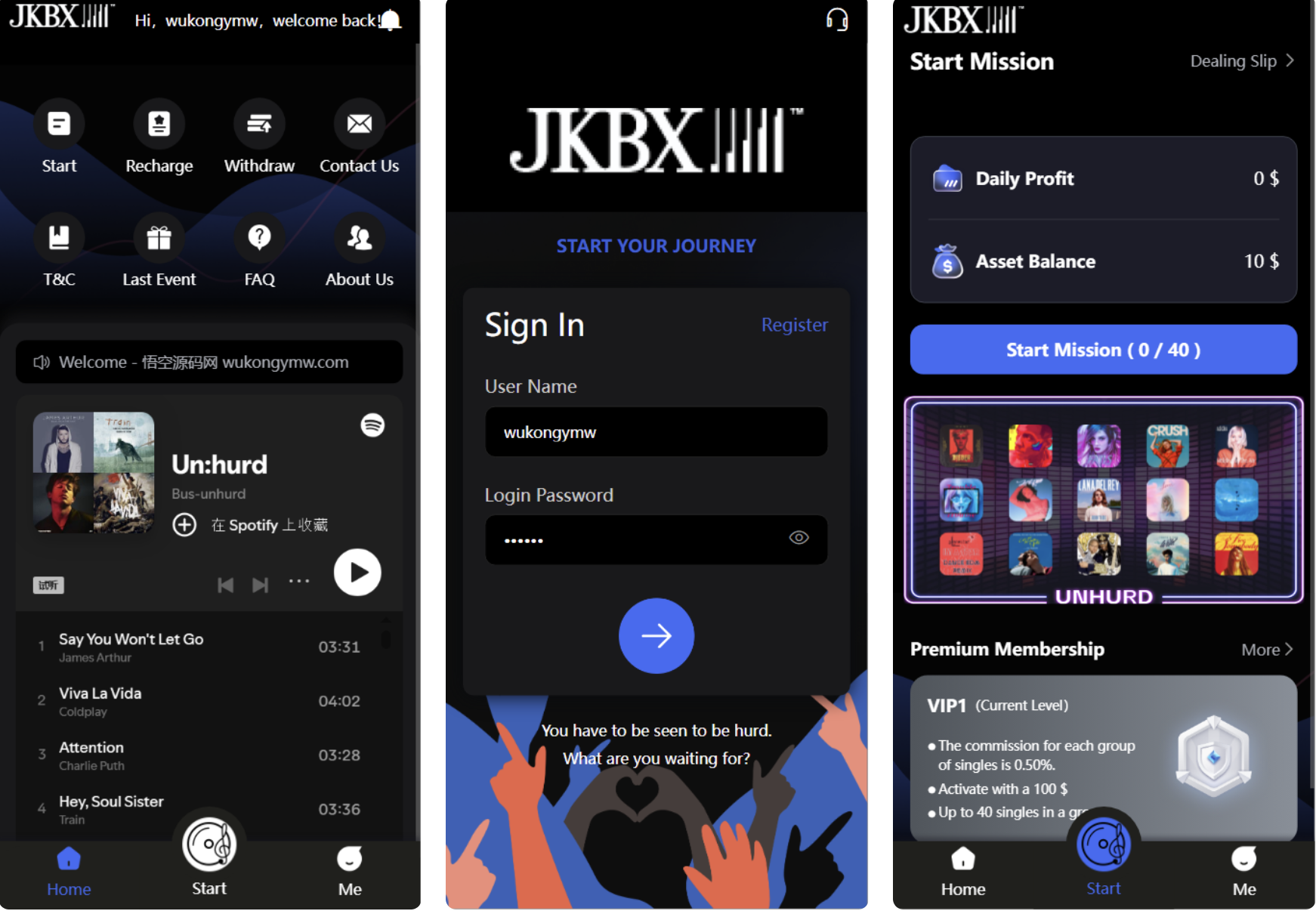 音乐刷单抢单系统源码-JKBX海外音乐抢单源码图1