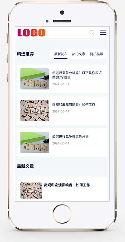 新闻资讯网站源码-个人seo博客网站源码图2