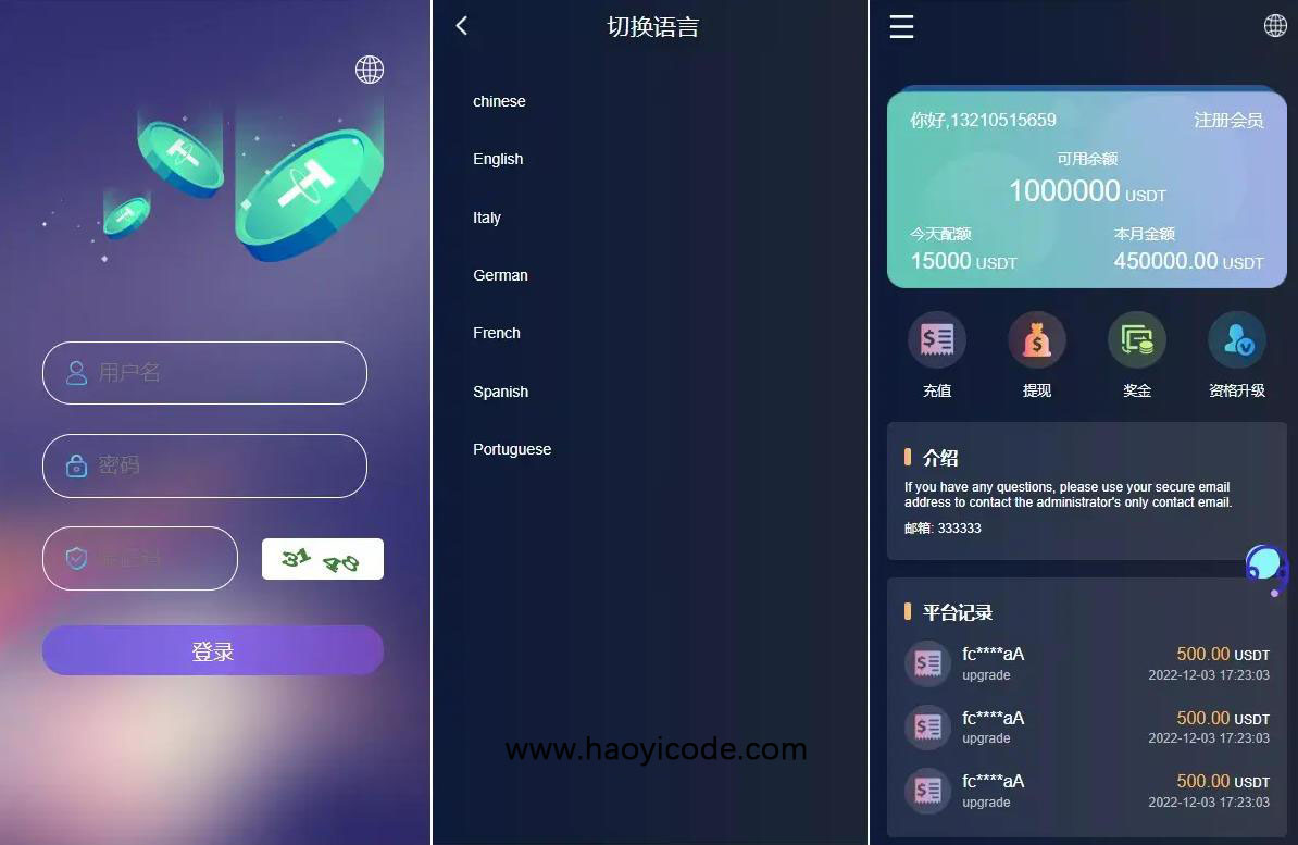 多语言假盘系统源码图3