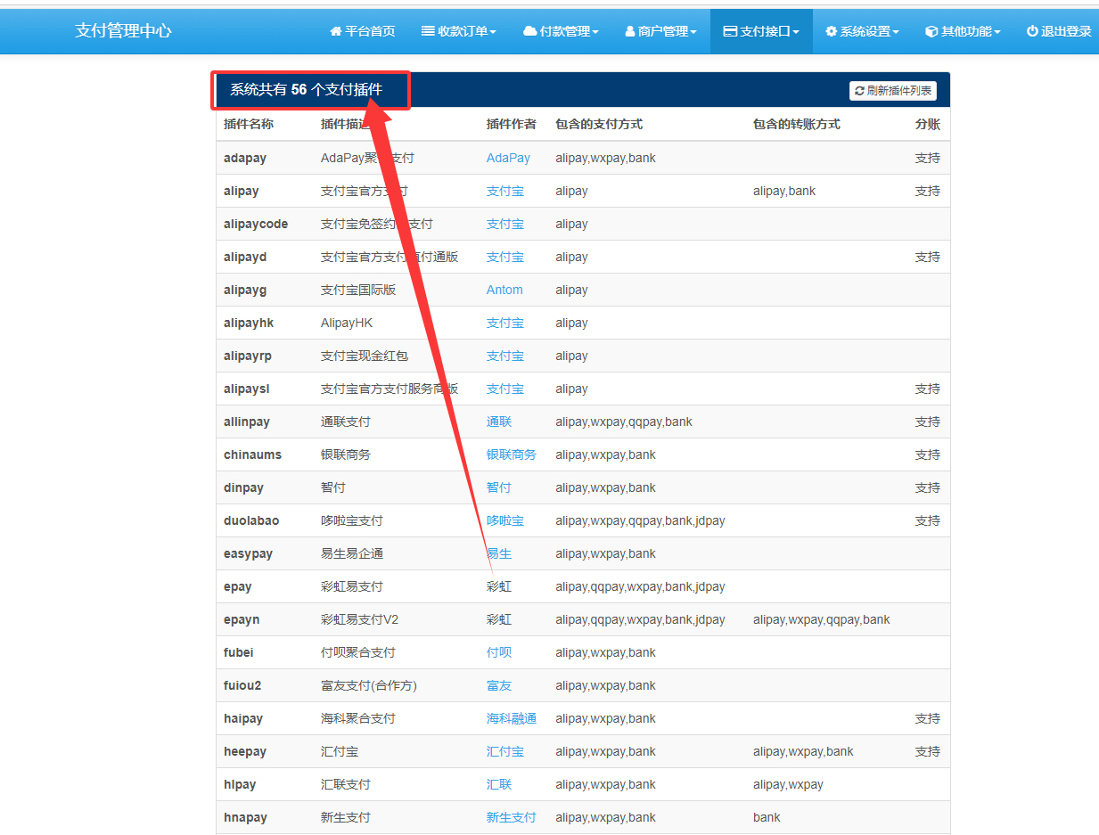彩虹易支付系统源码-彩虹易支付官方原版源码图3