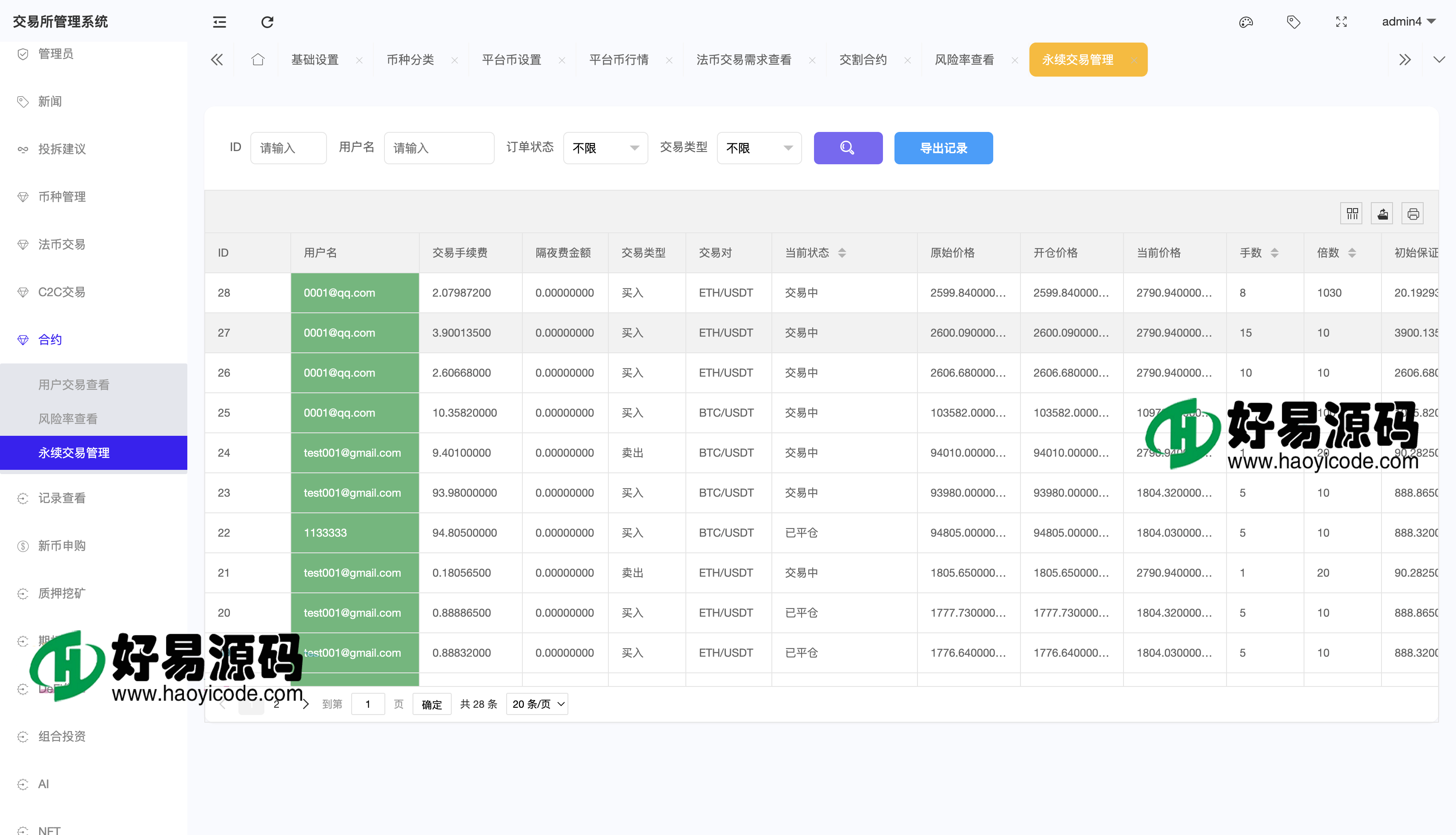 多语言跟单交易所源码-10国语言区块链交易所源码图29