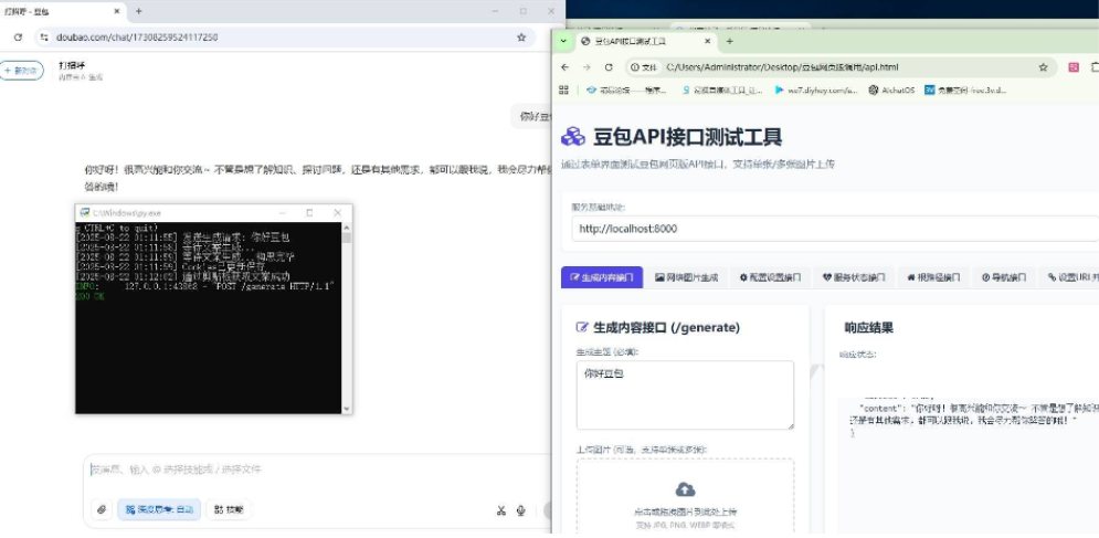 豆包API接口测试工具-豆包网页版接口py-api版图