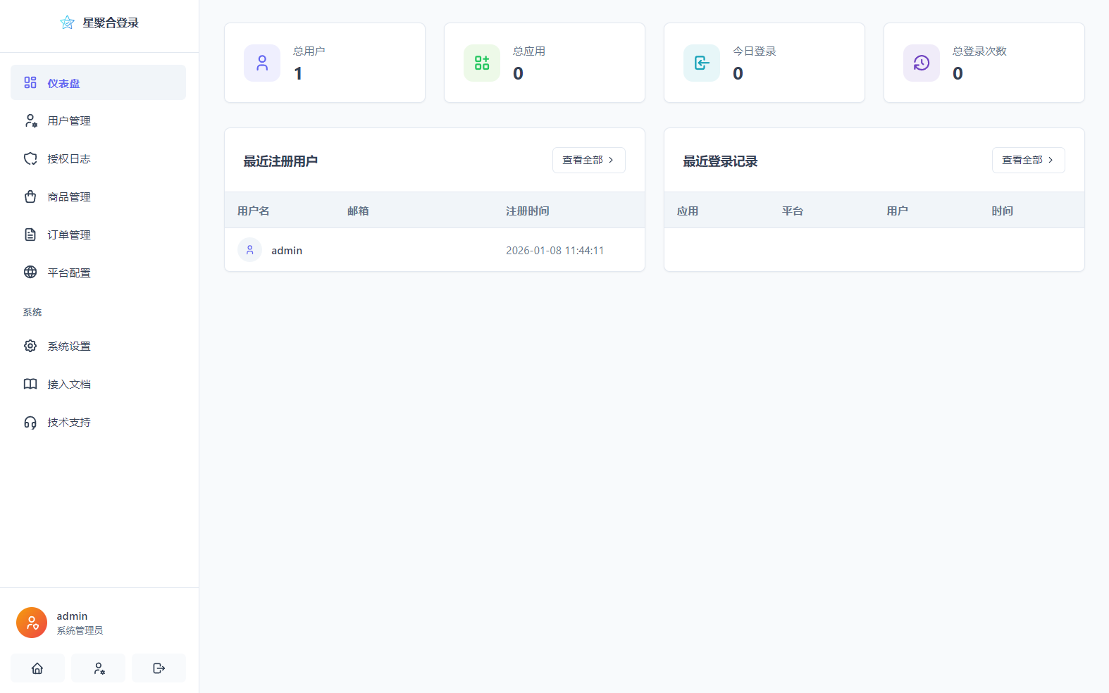 全新聚合登录系统源码图2
